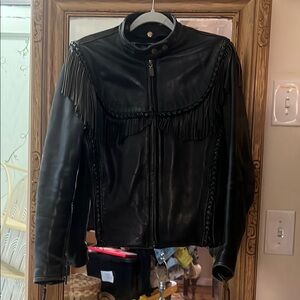 Harley-Davidson Black Leather Motorcycle Jacket